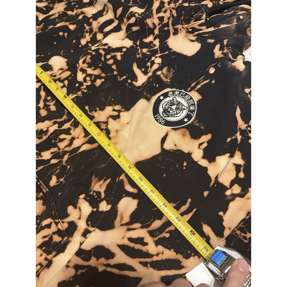 Brandy Melville Return Of The Tiger Hoodie 1986 Bleached Tye Dye California Cool - Picture 8 of 11